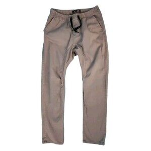 Mens Large Pants WT02 Gray Pullon Pockets 32" Waist 29" Ineam